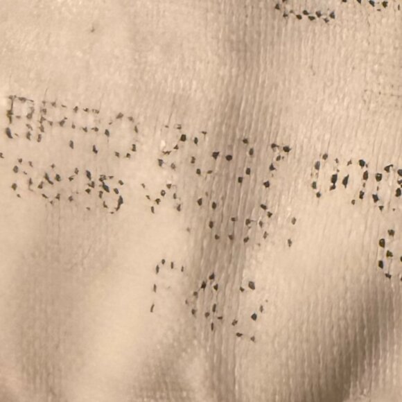 Yves Saint Laurent Ivory Cotton Dress F 42 Vintage with button skirt - Picture 13 of 14